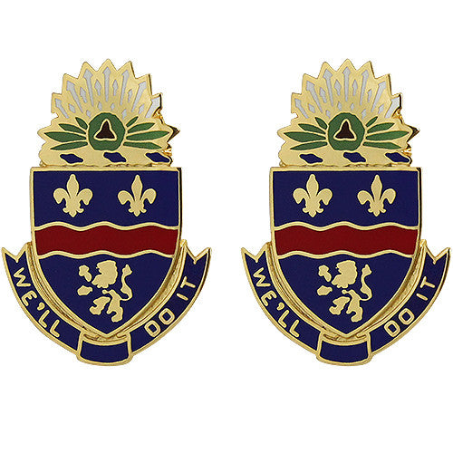 148th Infantry Regiment Unit Crest (We'll Do It) Army Unit Crests 