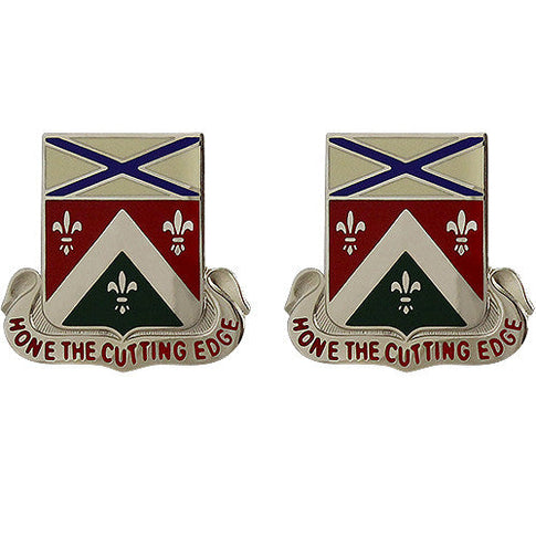 148th Support Battalion Unit Crest (Hone the Cutting Edge) - Sold in Pairs