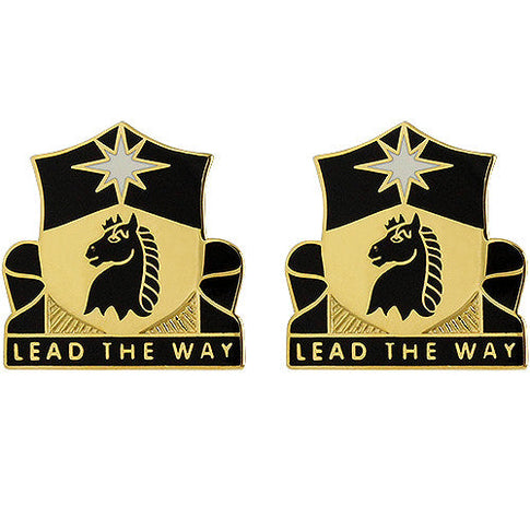 151st Cavalry Regiment Unit Crest (Lead the Way) - Sold in Pairs
