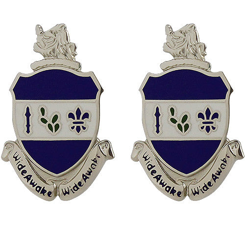 151st Infantry Regiment Unit Crest (Wide Awake Wide Awake) Army Unit Crests 