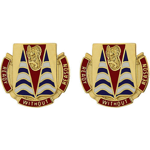 152nd Chemical Battalion Unit Crest (Ready Without Reason) - Sold in Pairs