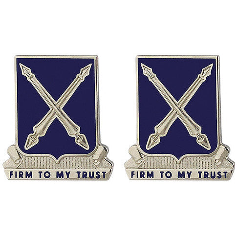 154th Regiment Unit Crest (Firm to My Trust) - Sold in Pairs