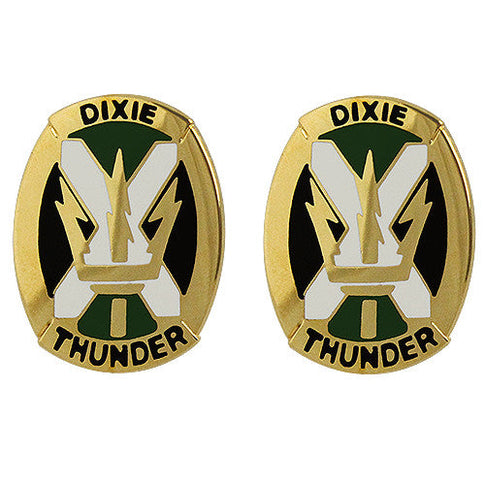 155th Armored Brigade Combat Team Unit Crest (Dixie Thunder) - Sold in Pairs