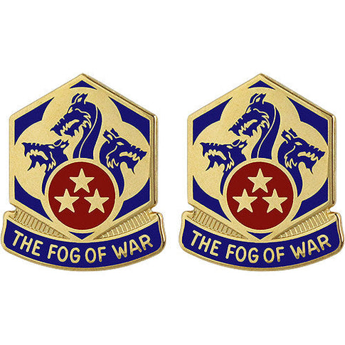 155th Chemical Battalion Unit Crest (The Fog of War) - Sold in Pairs