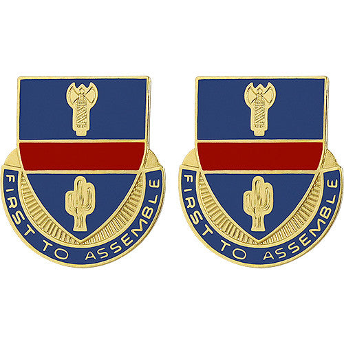 162nd Infantry Regiment Unit Crest (First to Assemble) Army Unit Crests 