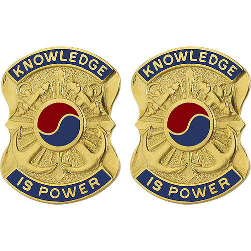 163rd Military Intelligence Battalion Unit Crest (Knowledge is Power) Army Unit Crests 