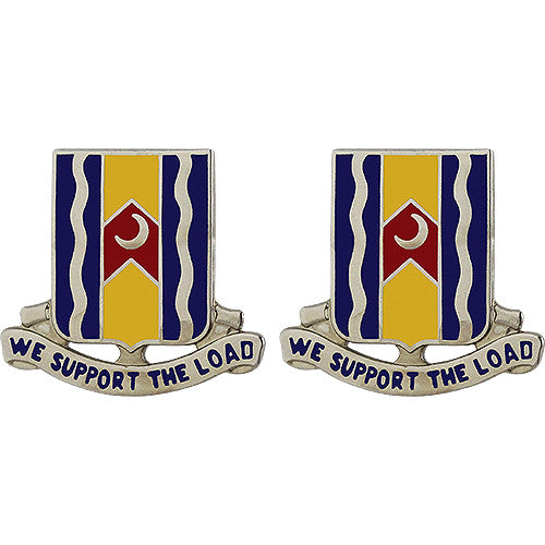 218th Support Battalion Unit Crest (We Support the Load) Army Unit Crests 