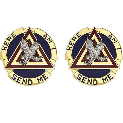 164th Aviation Group Unit Crest (Here Am I Send Me) - Sold in Pairs