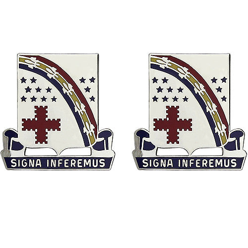 167th Infantry Regiment Unit Crest (Signa Inferemus) Army Unit Crests 