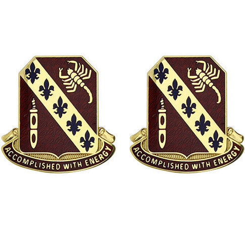 168th Regiment Unit Crest (Accomplished With Energy) - Sold in Pairs