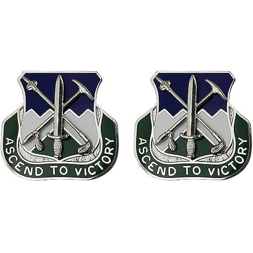172nd Infantry Regiment Unit Crest (Ascend to Victory) Army Unit Crests 