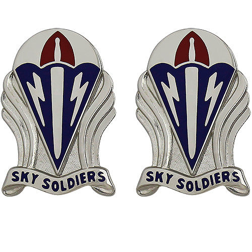 173rd Airborne Brigade Combat Team Unit Crest (Sky Soldiers) Army Unit Crests 