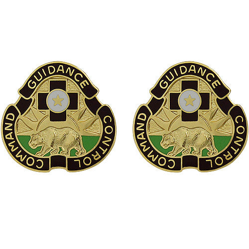 175th Medical Brigade Unit Crest (Command Guidance Control) Army Unit Crests 