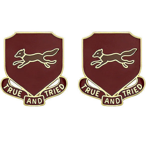 178th Field Artillery Regiment Unit Crest (True and Tried) - Sold in Pairs