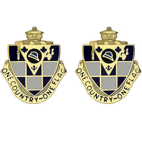 178th Infantry Regiment Unit Crest (One Country - One Flag) - Sold in Pairs