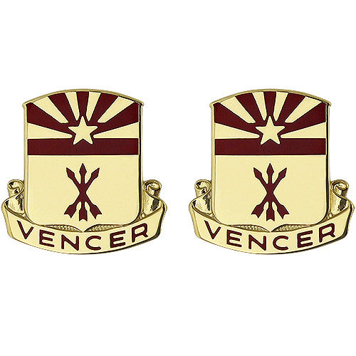 180th Field Artillery Regiment Unit Crest (Vencer) Army Unit Crests 