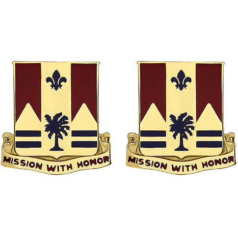 190th Field Artillery Regiment Unit Crest (Mission with Honor) - Sold in Pairs