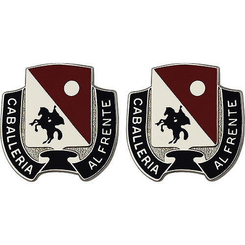 192nd Cavalry Regiment Unit Crest (Caballeria Al Frente) Army Unit Crests 