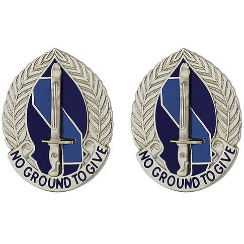 193rd Infantry Brigade Unit Crest (No Ground to Give) - Sold in Pairs