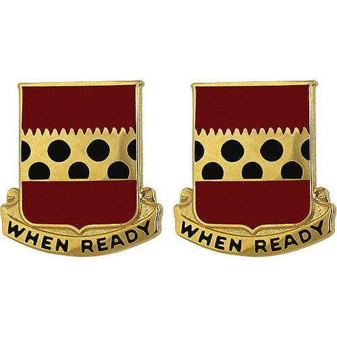 194th Field Artillery Regiment Unit Crest (When Ready) - Sold in Pairs