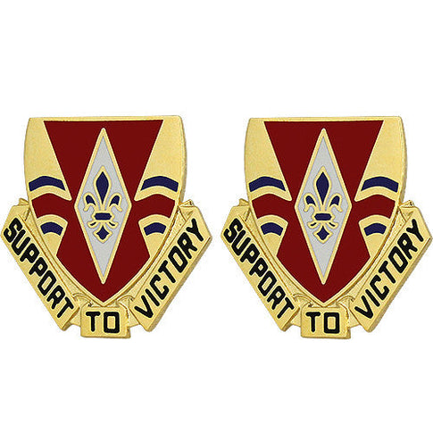 199th Support Battalion Unit Crest (Support to Victory) - Sold in Pairs