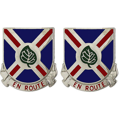200th Engineer Battalion Unit Crest (En Route) - Sold in Pairs