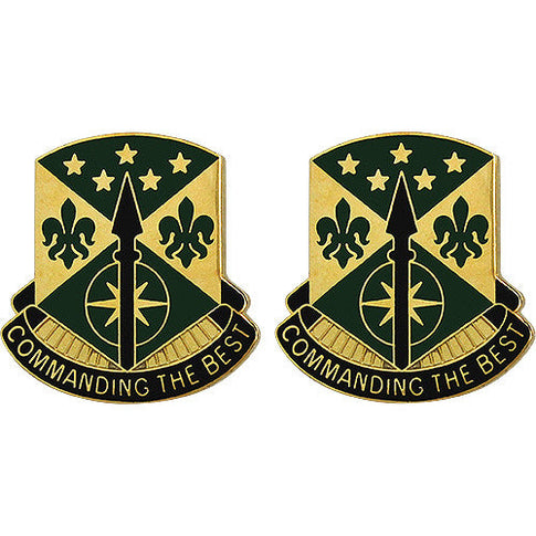200th Military Police Command Unit Crest (Commanding the Best) - Sold in Pairs