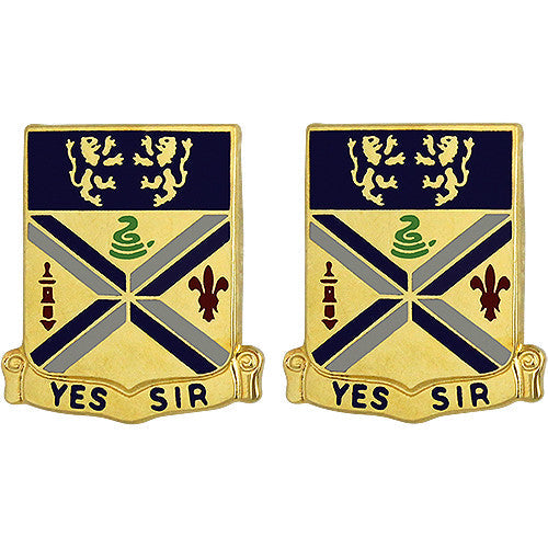 201st Field Artillery Regiment Unit Crest (Yes Sir) Army Unit Crests 