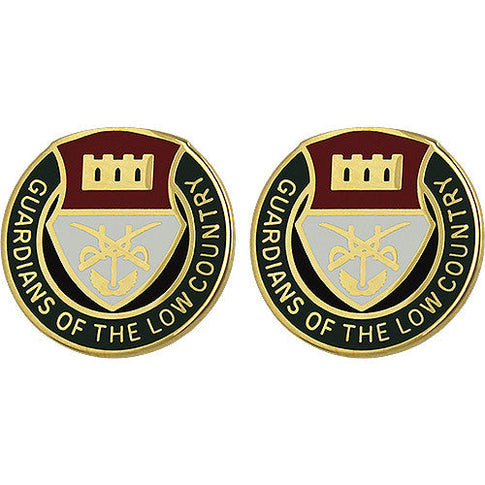202nd Cavalry Regiment Unit Crest (Guardians of the Low Country) - Sold in Pairs