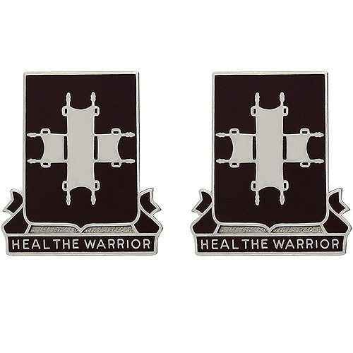 204th Medical Battalion Unit Crest (Heal the Warrior) Army Unit Crests 