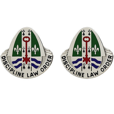 204th Military Police Battalion Unit Crest (Discipline Law Order) - Sold in Pairs