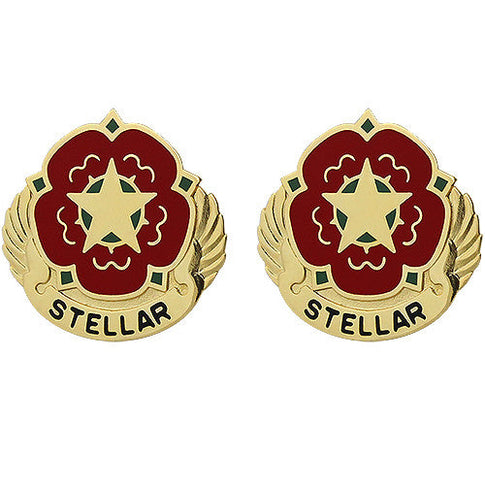 206th Support Battalion Unit Crest (Stellar) - Sold in Pairs