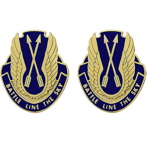 210th Aviation Regiment Unit Crest (Battle Line the Sky) - Sold in Pairs