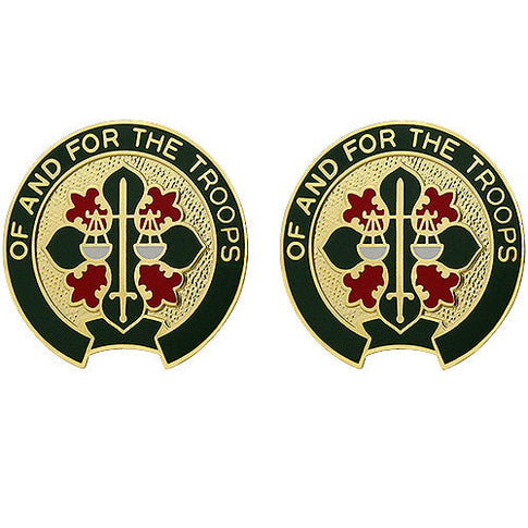 210th Military Police Battalion Unit Crest (Of and For the Troops) - Sold in Pairs