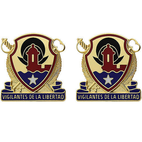 210th Regional Support Group Unit Crest (Vigilantes De La Libertad) - Sold in Pairs