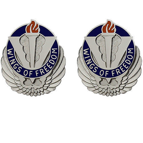 212th Aviation Battalion Unit Crest (Wings of Freedom) - Sold in Pairs