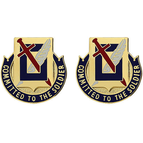 217th Personnel Services Battalion Unit Crest (Committed to the Soldier) Army Unit Crests 
