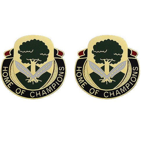 222nd Support Battalion Unit Crest (Home of Champions) - Sold in Pairs
