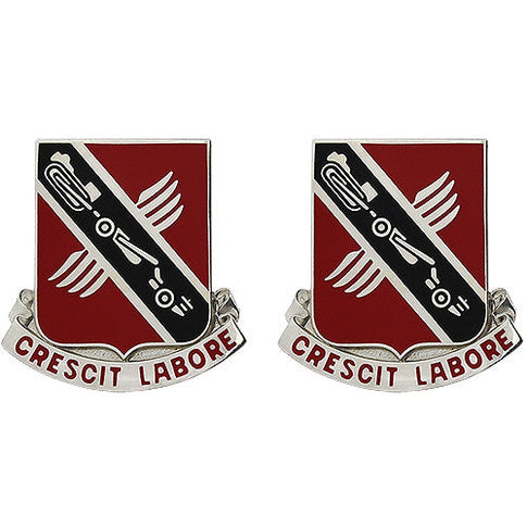 223rd Engineer Battalion Unit Crest (Crescit Labore) - Sold in Pairs