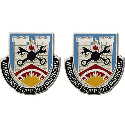 231st Support Battalion Unit Crest (Warriors Support Warriors) - Sold in Pairs