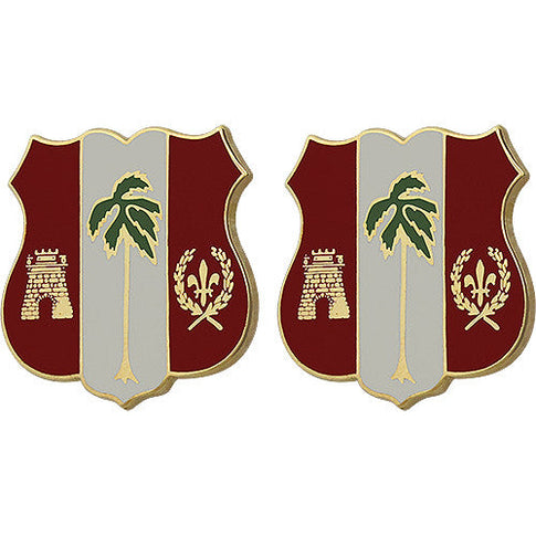 250th ADA (Air Defense Artillery) Regiment Unit Crest (No Motto) - Sold in Pairs