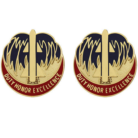263rd Army Air & Missile Defense Command Unit Crest (Duty Honor Excellence) - Sold in Pairs