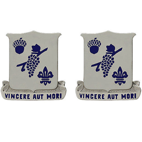 289th Regiment Unit Crest (Vincere Aut Mori) - Sold in Pairs