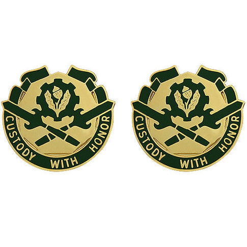290th Military Police Brigade Unit Crest (Custody with Honor) - Sold in Pairs