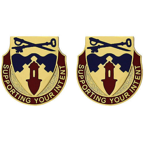 292nd Support Battalion Unit Crest (Supporting Your Intent) - Sold in Pairs