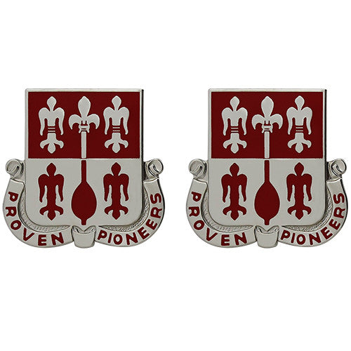 299th Engineer Battalion Unit Crest (Proven Pioneers) Army Unit Crests 