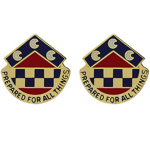 300th Support Group Unit Crest (Prepared for All Things) - Sold in Pairs