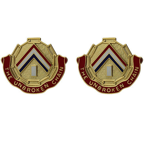 301st Support Group Unit Crest (The Unbroken Chain) - Sold in Pairs