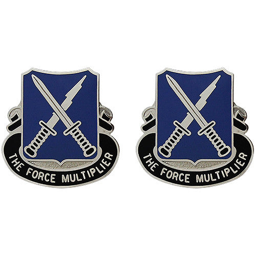 301st Military Intelligence Battalion Unit Crest (The Force Multiplier) Army Unit Crests 