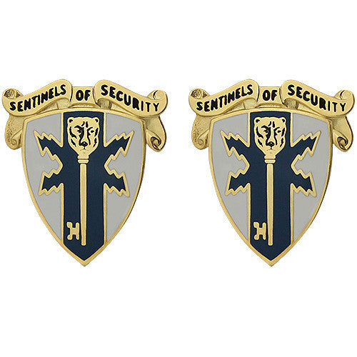 309th Military Intelligence Battalion Unit Crest (Sentinels of Security) Army Unit Crests 